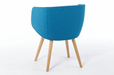 Hochwertige Softseating Sessel mit Holzbeinen